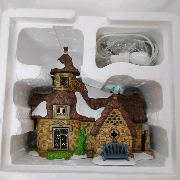 Dept 56 Dickens Village Thornbury Chapel Lighted House Christmas 2001 MIB - Picture 13 of 16